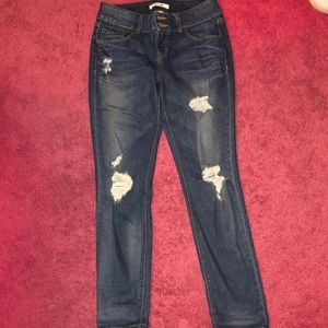 Destructed jeans